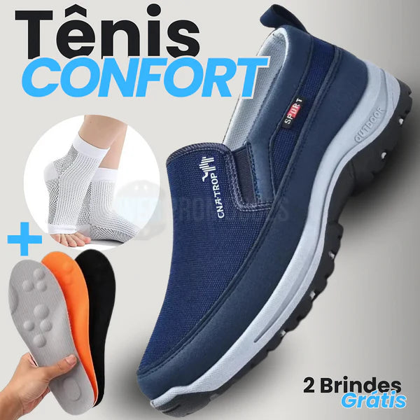 [ÚLTIMO DIA] Tênis Ortopédico Pheron Comfort Titanium - Compre 1 leve 2 pares