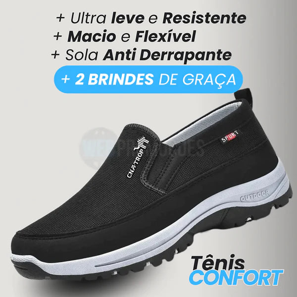 [ÚLTIMO DIA] Tênis Ortopédico Pheron Comfort Titanium - Compre 1 leve 2 pares